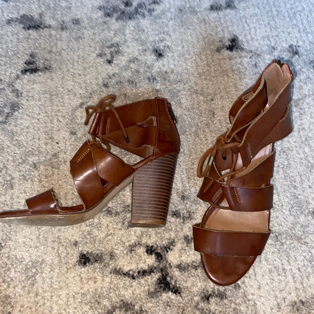Brown heels